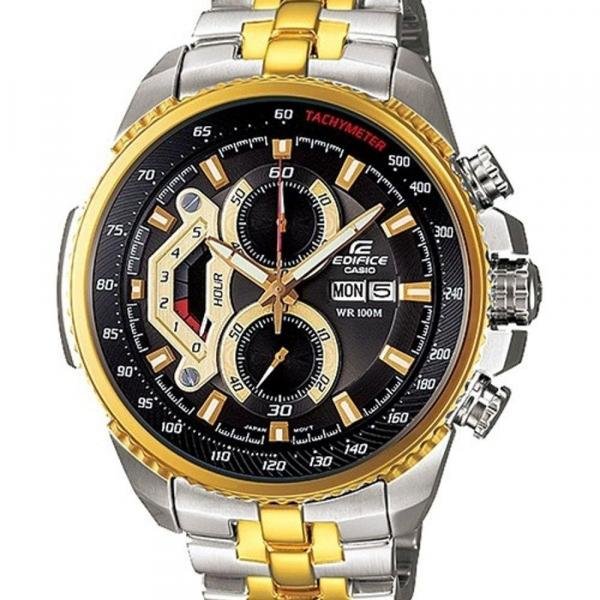 Relógio Casio Masculino Edifice Cronógrafo Ef 558Sg 1Av Misto