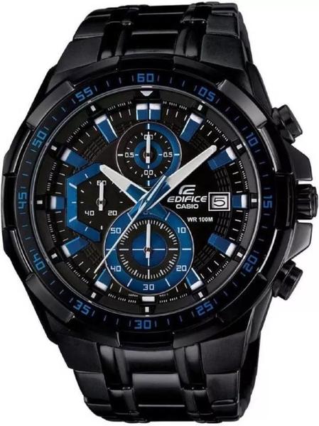 Relógio Casio Masculino Edifice Ef539 Original Preto Azul