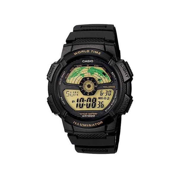 Relógio Casio Masculino Preto Ae1100W1Bvdf