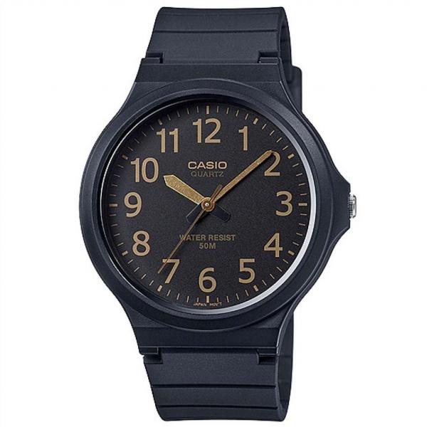 Relogio Casio Masculino Preto Borracha Vintage Mw-240-1b2vdf