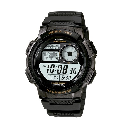 Relógio Casio Masculino Preto Digital Ae-1000W-1Avdf