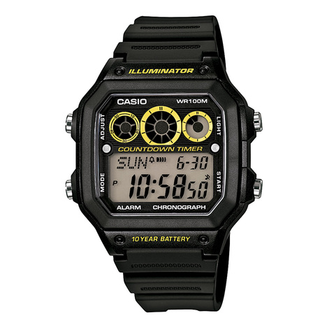 Relógio Casio Masculino Preto Digital Ae-1300Wh-1Avdf