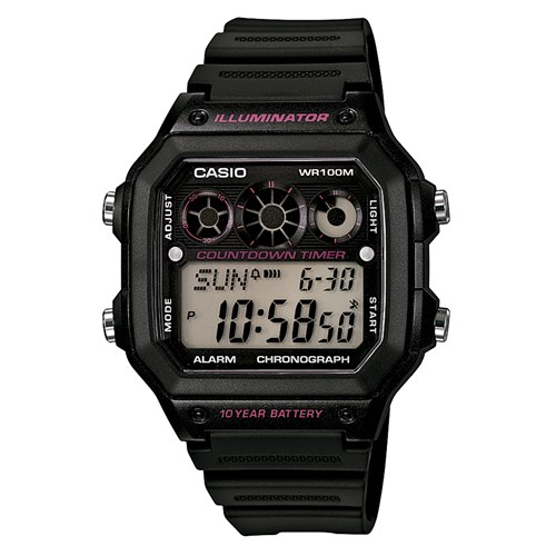 Relógio Casio Masculino Preto Digital Ae-1300Wh-1A2vdf