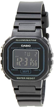 Relógio Casio Masculino Preto e Azul Quadrado Digital + NF