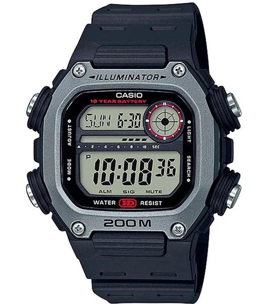 Relógio Casio Masculino Preto Prova DÁgua 200 Metros DW-291H-1AVDF