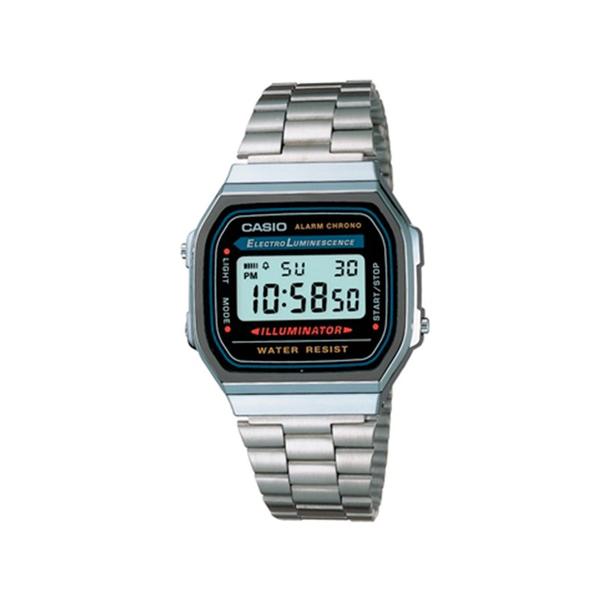 Relógio Casio Masculino Vintage Prata A168wa1wdf