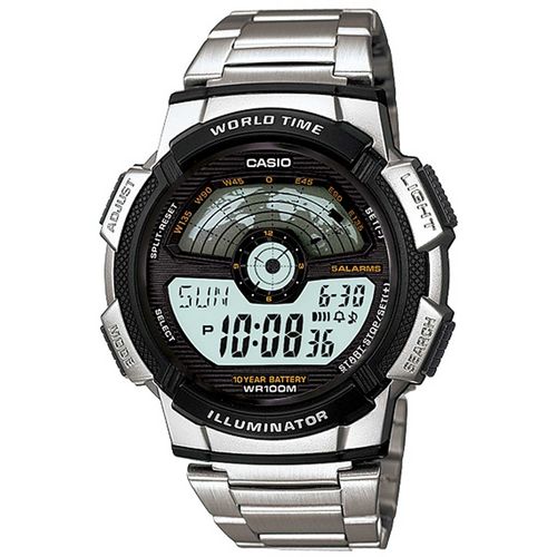 Relógio Casio Masculino World Time Ae-1100wd-1avdf.