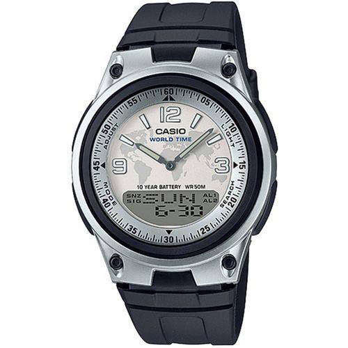 Relógio Casio Masculino World Time Aw-80-7a2vdf