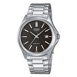 Relógio Casio - MtP-1183A-1adf - Steel Steel - Black Dial