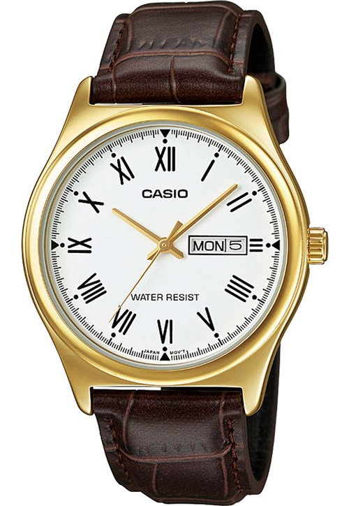 Relógio Casio MTP-V006GL-7BUDF Dourado/Marrom