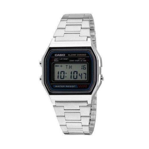 Relógio Casio Prata Digital Unissex Mod: A158wa-1cr