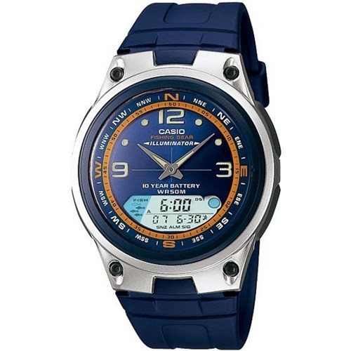 Relogio Casio Preto Masculino Aw82