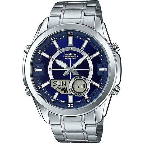 Relógio Casio Standard Anadigi Amw-810d-2avdf Azul