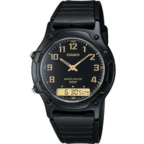 Relógio Casio Standard Anadigi Unissex AW-49-1BVDF