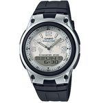 Relógio Casio Standard Anadigi World Time Aw-80-7a2vdf Branco