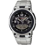 Relógio Casio Standard Anadigi World Time Aw-80d-1a2vdf Preto