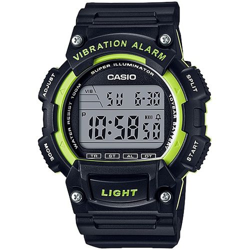 Relógio Casio Standard Digital W-736h-3avdf Verde/preto