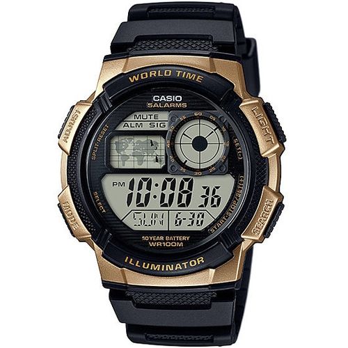 Relógio Casio Standard Digital World Time Ae-1000w-1a3vdf