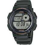 Relógio Casio Standard Digital World Time Ae-1000w-3avdf Verde