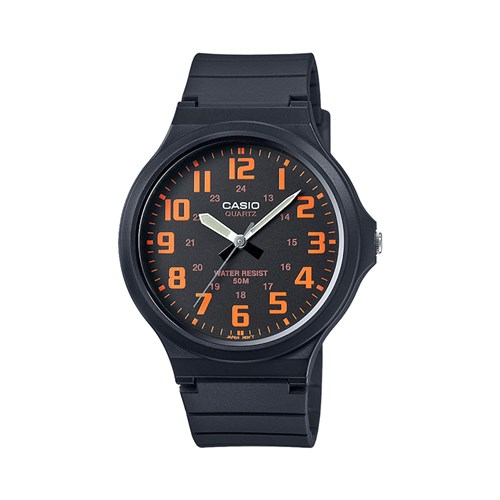 Relógio Casio Standard Masculino Preto Analógico Mw-240-4Bvdf