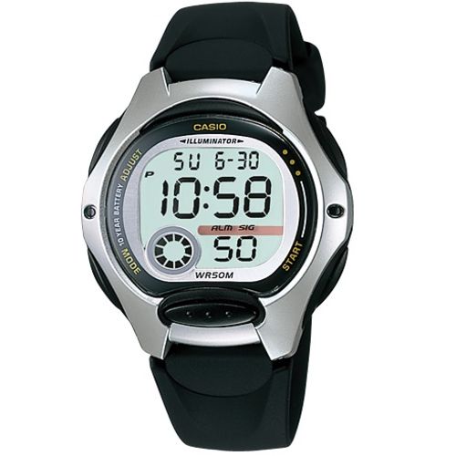 Relógio Casio Standard Unissex Digital Preto Lw-200-1avdf