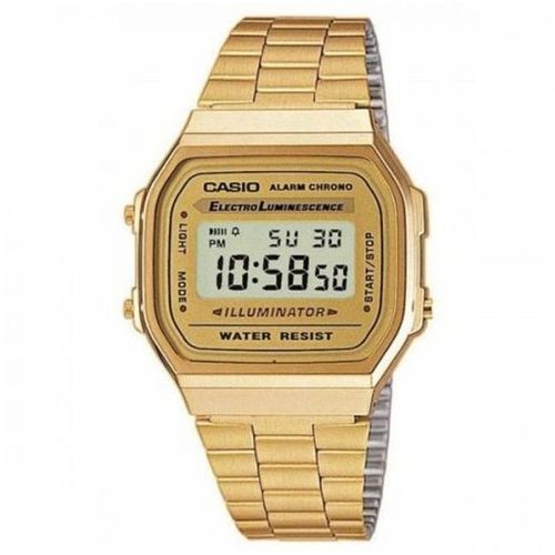 Relógio Casio Unisex Dourado Vintage Retrô