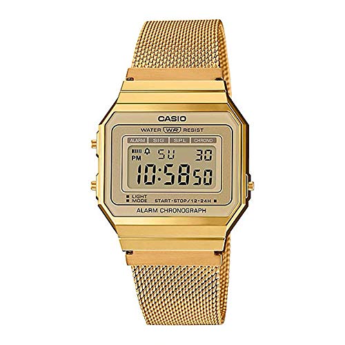 Relogio Casio Unisex Super Slim Dourado Vintage Retro A700wmg-9a