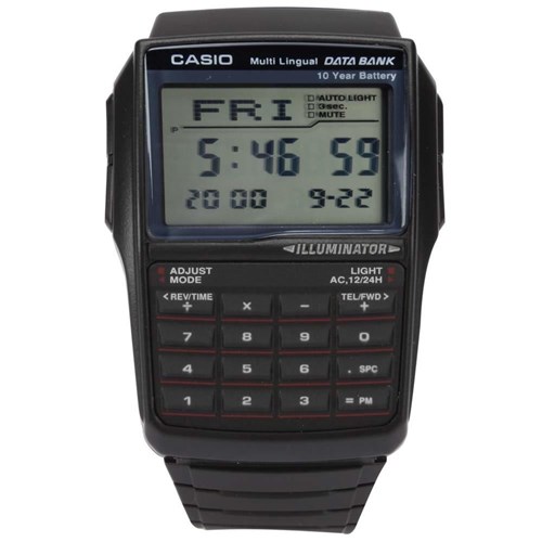 Relógio Casio Unissex Calculadora Preto Dbc-32-1Adf