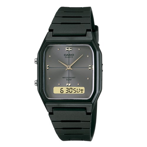 Relógio Casio Unissex Preto Anadigi Aw-48He-8Avdf