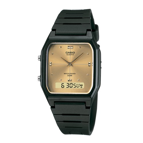 Relógio Casio Unissex Preto Anadigi Aw-48He-9Avdf