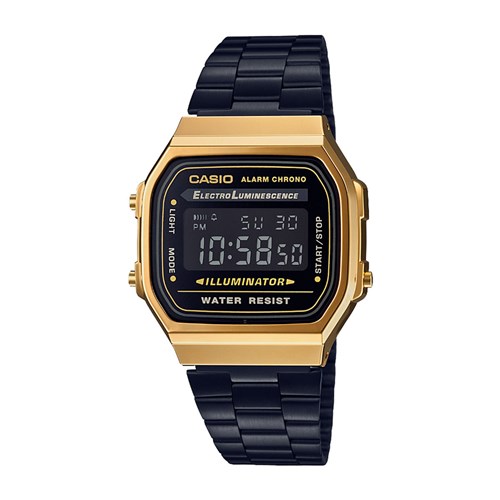 Relógio Casio Vintage Unissex Preto Digital A168wegb-1Bdf