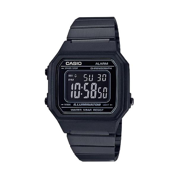 Relógio Casio Unissex Vintage B650WB 1BDF Allblack Original