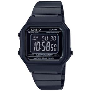 Relógio Casio Unissex Vintage B650wb 1bdf Preto Digital