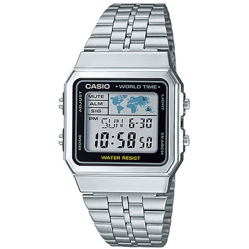 Relógio Casio Unissex Vintage World Time A500wa-1df