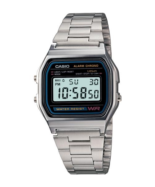 Relógio Casio Vintage A158wa-1df - Prata/preto