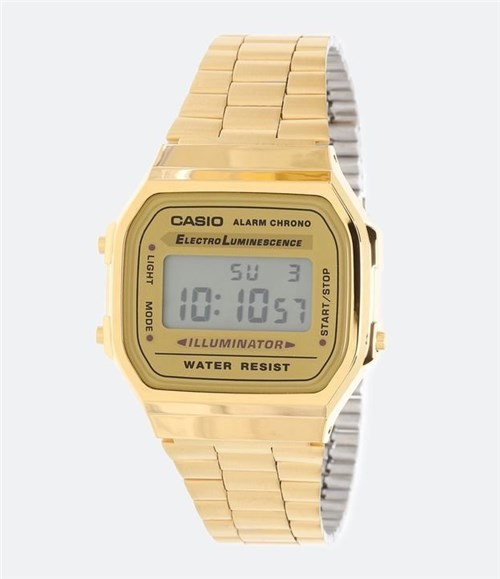 Relógio Casio Vintage A158Wa Dourado