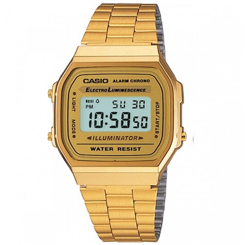 Relógio Casio Vintage A168 Unissex A168wg-9wdf