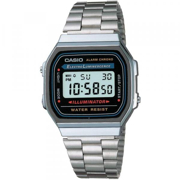 Relógio Casio Vintage A168WA-1WDF-BR Prata