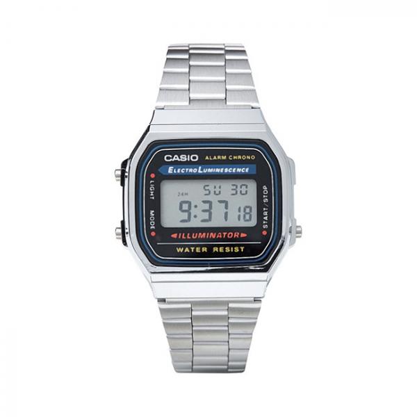 Relógio Casio Vintage A168wa-1wdf - Prata/preto