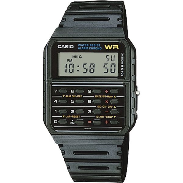 Relógio Casio Vintage Calculadora CA-53W-1Z Back To The Future