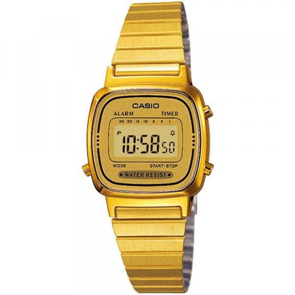 Relógio Casio Vintage Collection LA670WGA-9DF+ Calendário e Alarme