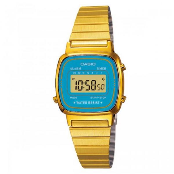 Relógio Casio Vintage Collection LA670WGA-2DF + Calendário e Alarme