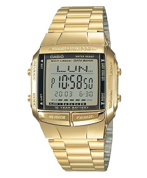 Relógio Casio Vintage Db-360G-9A Dourado