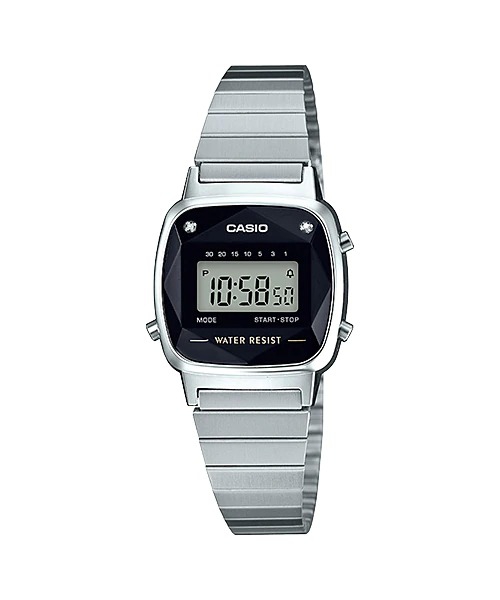 Relógio Casio Vintage Diamonds - LA670WAD-1DF - Bruna Tessaro