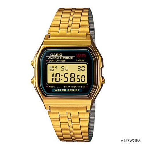 Relógio Casio Vintage Digital Dourado A159WGEA-1DF