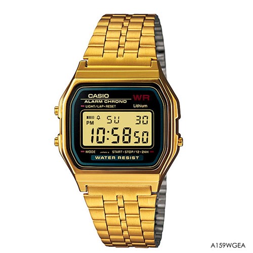 Relógio Casio Vintage Digital Dourado A159WGEA-1DF