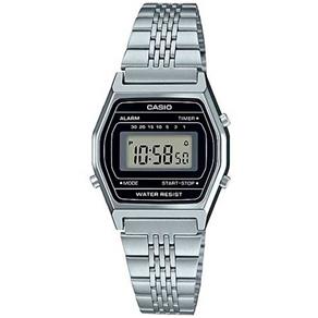 Relógio Casio Vintage Digital Feminino Prata La690wa-1df