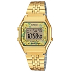 Relógio Casio Vintage Dourado Florido LA680WGA-9CDF