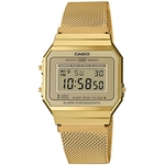 Relógio Casio Vintage Dourado Unissex A700wmg-9adf