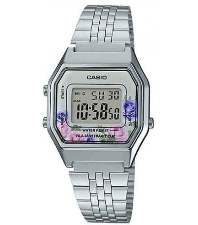 Relógio Casio Vintage Flores La680wa-4cdf